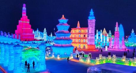 Mundo de hielo y nieve de Harbin