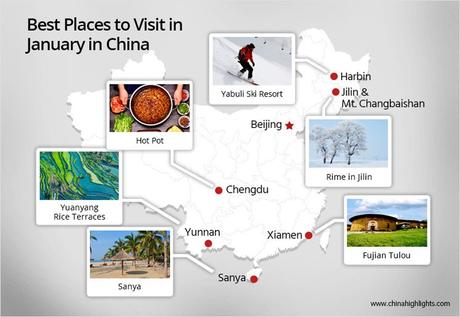 Los mejores lugares para visitar en enero en China