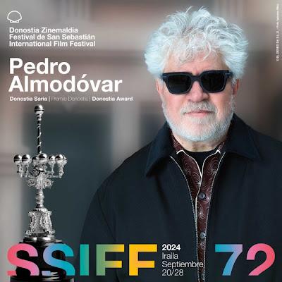 Pedro Almodóvar recibirá un Premio Donostia en la 72ª edición del Festival de San Sebastián Pedro Almodóvar recibirá un Premio Donostia en la 72ª edición del Festival de San Sebastián