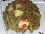 Vainas sofrito tomate pimentón