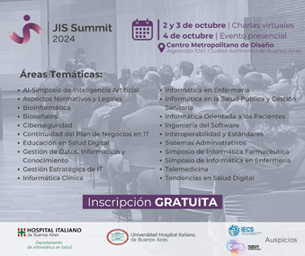 JIS Summit 2024 del Hospital Italiano de Buenos Aires