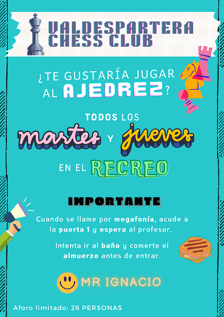 Ajedrez: Vuelven el Valdespartera Chess Club!