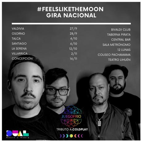 JuegoFrío la banda tributo de Coldplay en Chile, festejará en Sala Metrónomo y una serie de shows en vivo el nuevo álbum de los británicos 4f2ac09b-ec72-c790-ee60-b76aa5a55966