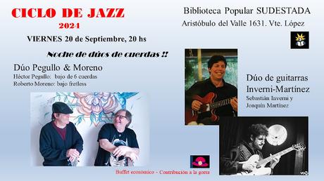 Ciclo de jazz: Dúo de bajos (dúo Pegullo & Moreno)