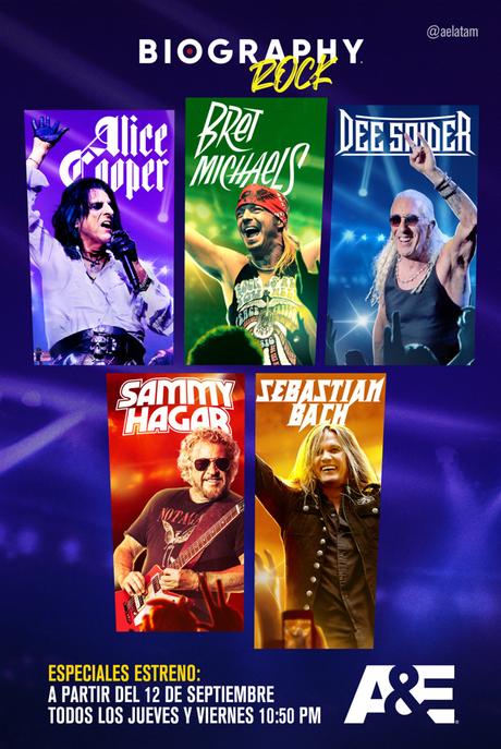 Las leyendas del Rock llegan a A&E este jueves 12 de Septiembre A&E- KEYART_BioROCK_x5_b
