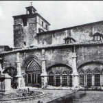 1910: Claustro de la Catedral y Palacio Episcopal neogótico 1910: Claustro de la Catedral y Palacio Episcopal neogótico