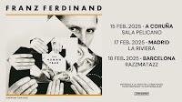 Conciertos de Franz Ferdinand en salas de España en febrero del 2025