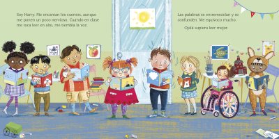 Un perro de cuento (Jan Fearnley). Un perro de cuento (Jan Fearnley).