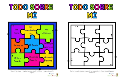 Buscar objetos del colegio. Imprimibles