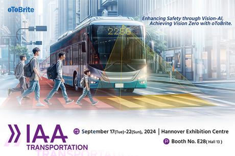 oToBrite exhibirá su última tecnología Vision-AI con funciones ADAS de nivel 2+ para vehículos comerciales grandes en IAA Transportation 2024 oToBrite exhibirá su última tecnología Vision-AI con funciones ADAS de nivel 2+ para vehículos comerciales grandes en IAA Transportation 2024