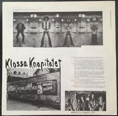 Samla Mammas Manna. Klossa Knapitatet. Edición Rockarte