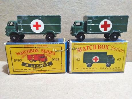 Vehículos militares de Matchbox de la década del cincuenta Vehículos militares de Matchbox de la década del cincuenta