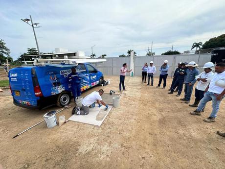 MAPEI capacitará a 22 mil trabajadores de la construcción en Colombia en 2025