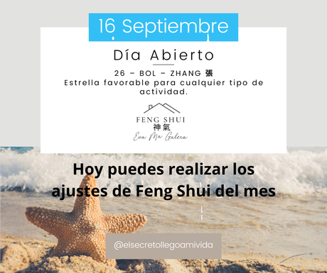 Hoy ajustes del mes de Feng Shui 🉐