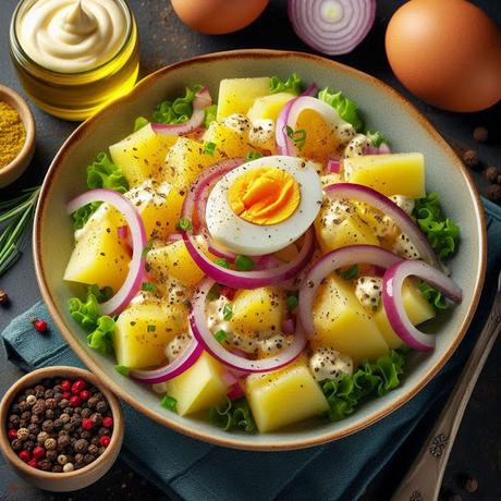 2 ensaladas de patatas y algo más 2 ensaladas de patatas y algo más
