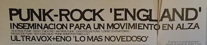 Punk-Rock England  -Popular 1 Junio 1977