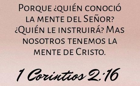 1 Corintios 2:16