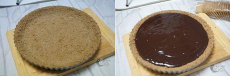 Tarta de galletas con chocolate, sin horno Tarta de galletas con chocolate, sin horno