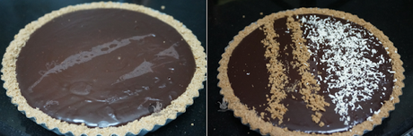 Tarta de galletas con chocolate, sin horno Tarta de galletas con chocolate, sin horno
