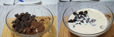 Tarta de galletas con chocolate, sin horno Tarta de galletas con chocolate, sin horno