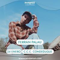 Concierto de Ferrán Palau en el C.C.C. Condeduque dentro del Inverfest