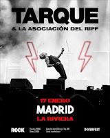 Concierto de Tarque & La Asociación del Riff en La Riviera dentro del Invefest