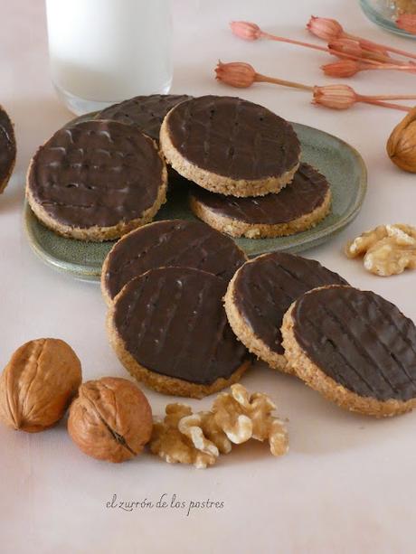 Galletas de Nueces y Chocolate