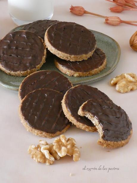 Galletas de Nueces y Chocolate