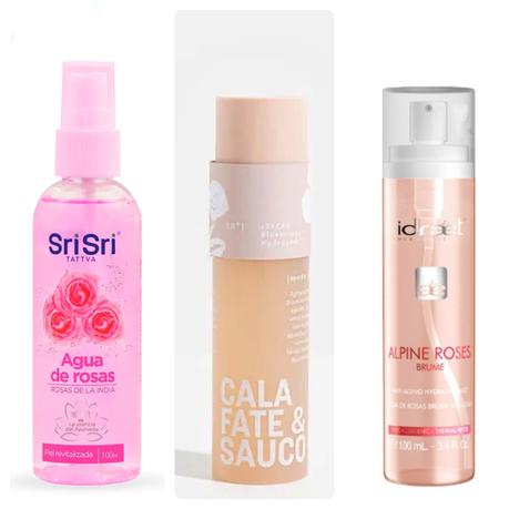 Agua de rosas Isadora agua termal sri sri tattva Argentina