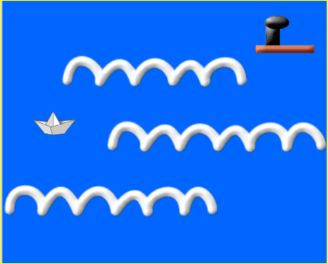 Juego Barco de papel. Laberintos imprimibles Juego Barco de papel. Laberintos imprimibles