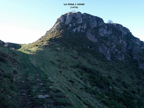 Alto San Lorenzo-La Mirandieḷḷa-La Pena l´Home-Brañieḷḷa