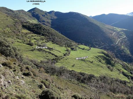 Alto San Lorenzo-La Mirandieḷḷa-La Pena l´Home-Brañieḷḷa