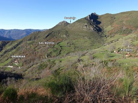 Alto San Lorenzo-La Mirandieḷḷa-La Pena l´Home-Brañieḷḷa