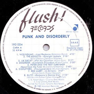 VA - Punk and Disorderly Lp 1982 (1981)