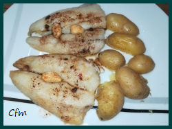 Lirios con ajada de pimentón