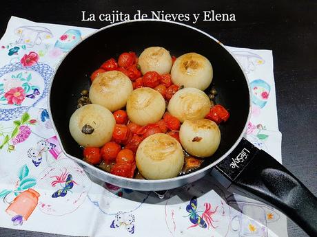 Cebollas mediterráneas con fino Montilla Moriles