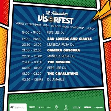 Horarios Visor Fest 2024