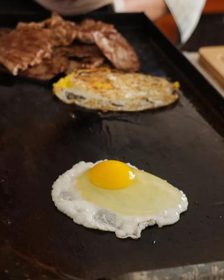 huevo frito plancha
