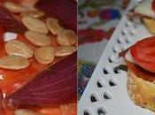 Entrante mojama pinchos jamón