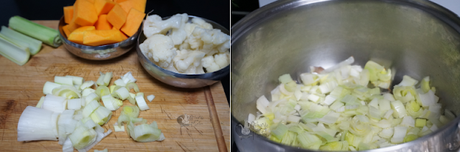 Puré de calabaza sin patata Puré de calabaza sin patata