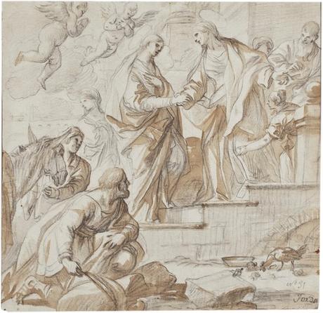 La Visitación de Luca Giordano La Visitación de Luca Giordano
