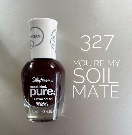 sally hansen 2024 primavera  swatch 327 your soil mate