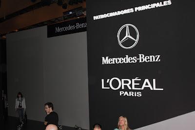 SB en el backstage de la MBFWM