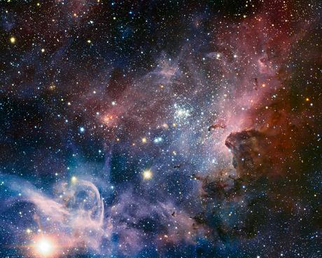 VLT Toma la Imagen Infrarroja Más Precisa de la Nebulosa de Carina