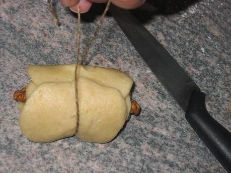 Flores fáciles con nueces Flores fáciles con nueces