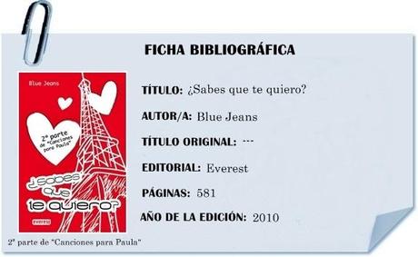 Reseña: ¿Sabes que te quiero?