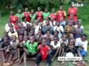 Niños del congo cantando el himno del Athletic: los leones africanos.