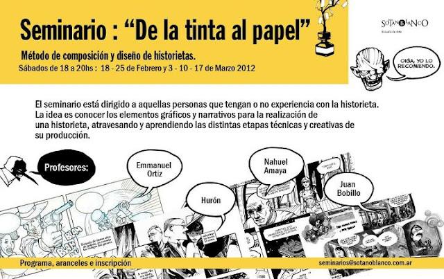 Seminario de Historietas en Sótano Blanco