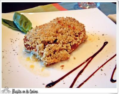 Bacalao sabroso con costra