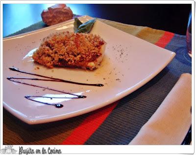Bacalao sabroso con costra